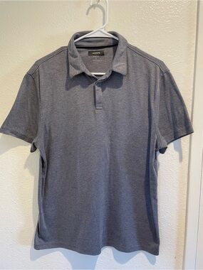 Alfani AlfaTech Men’s Performance Polo | Gray | Size M